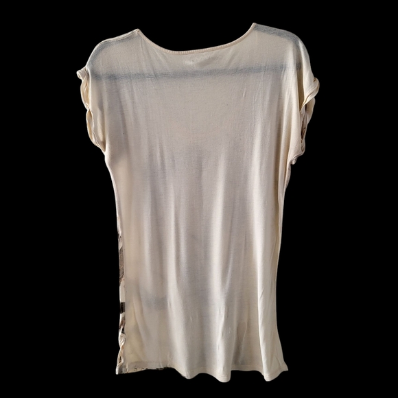 Calvin Klein Women's Cream and Gray Top - Picture 3 of 8